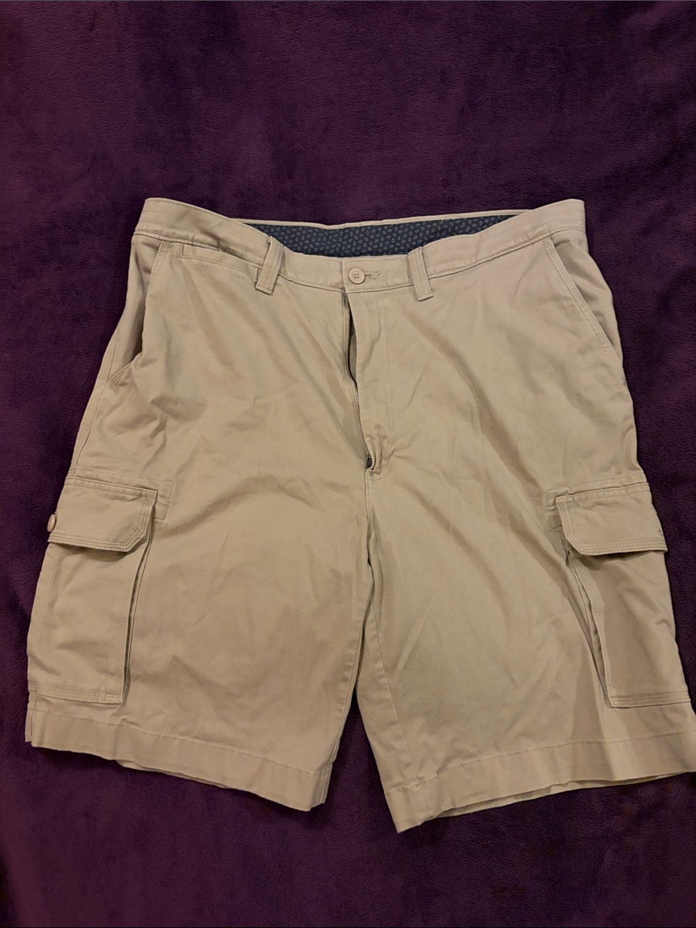 Roundtree & Yorke Tan Cargo Shorts